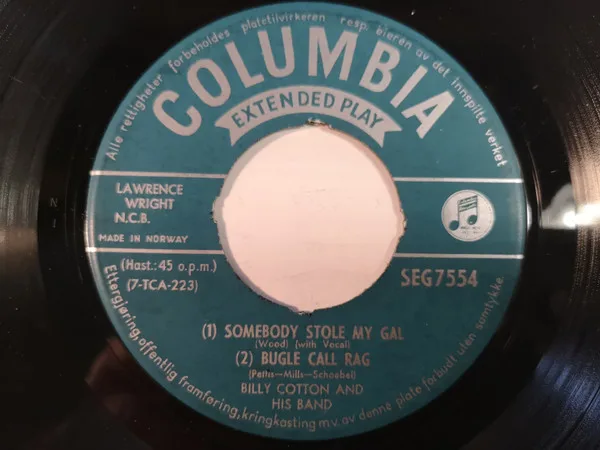 Somebody Stole My Gal / Super Tiger Rag