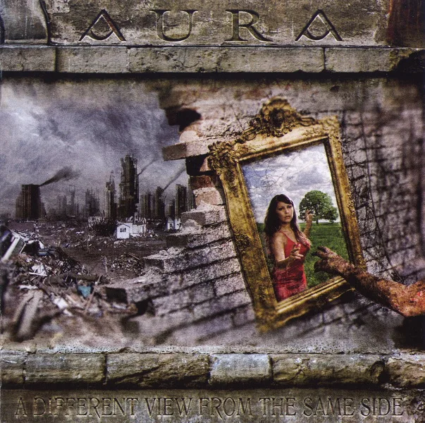 Official album cover art for the release A Different View From the Same Side by Aura