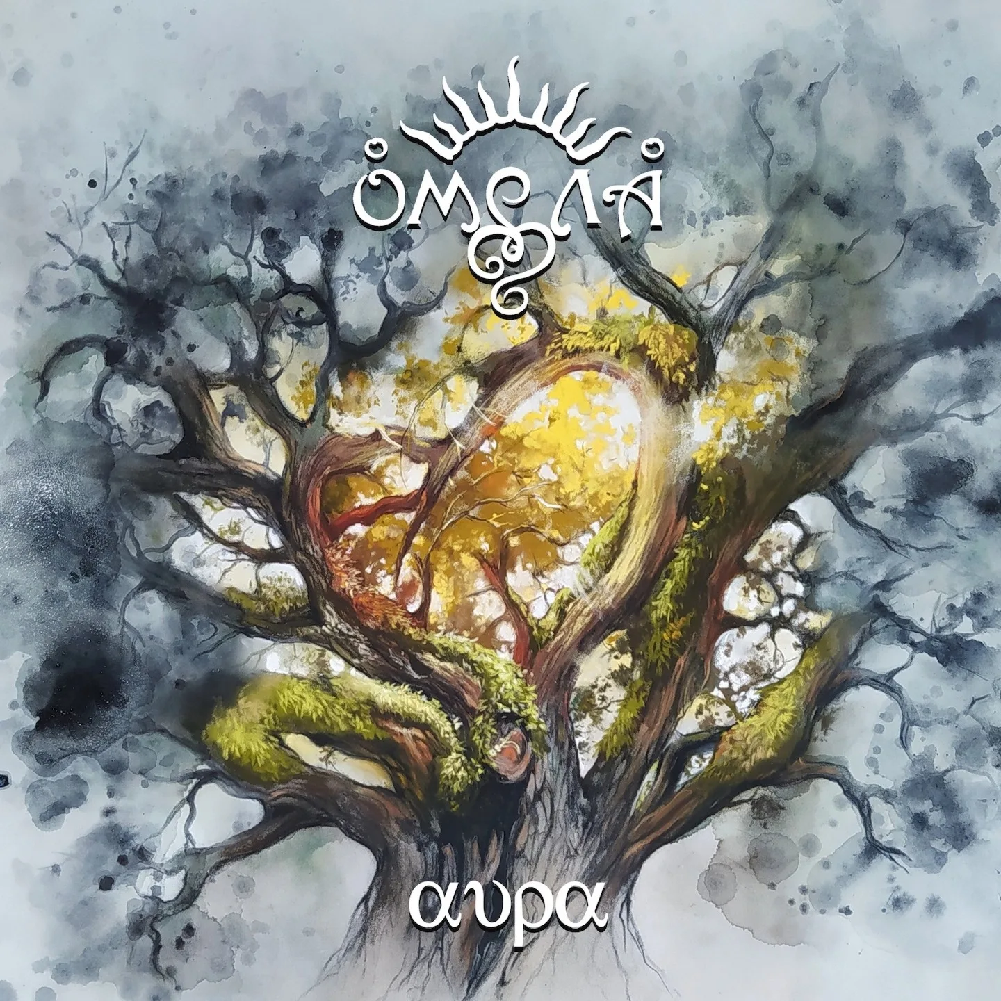 Official album cover art for the release Аура by Омела