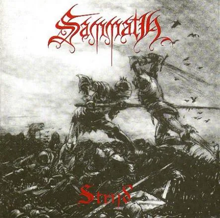 Official album cover art for the release Strijd by Sammath