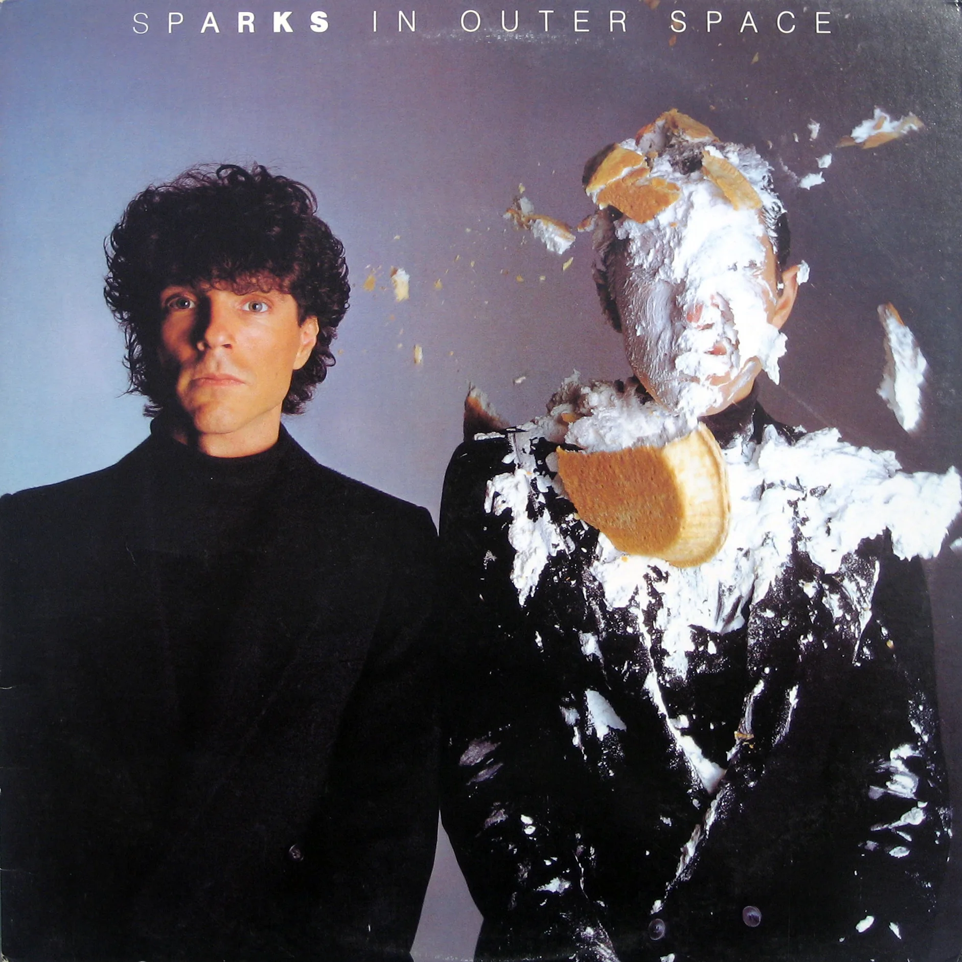 Official album cover art for the release In Outer Space by Sparks