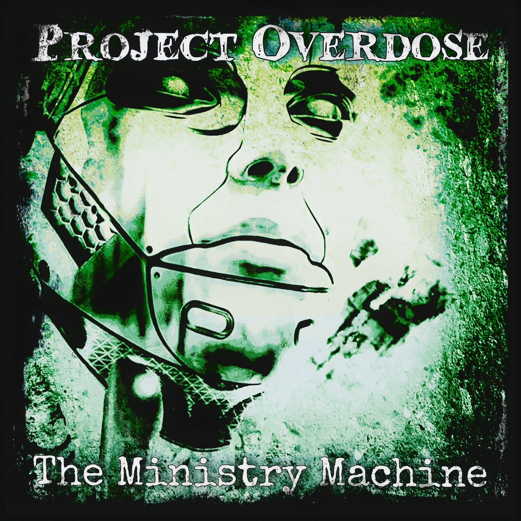 Official album cover art for the release The Ministry Machine by Project Overdose