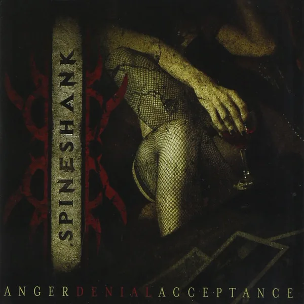 Official album cover art for the release Anger Denial Acceptance by Spineshank