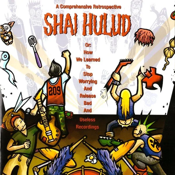 Official album cover art for the release A Comprehensive Retrospective or: How We Learned to Stop Worrying and Release Bad and Useless Recordings by Shai Hulud