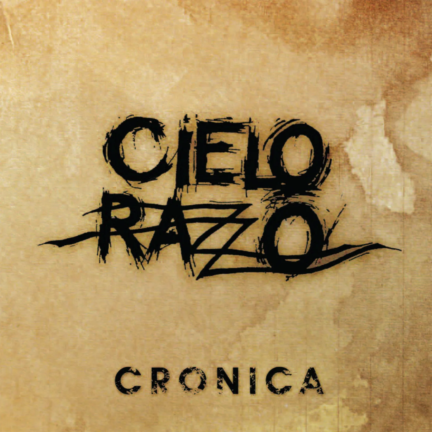 Official album cover art for the release Crónica by Cielo Razzo