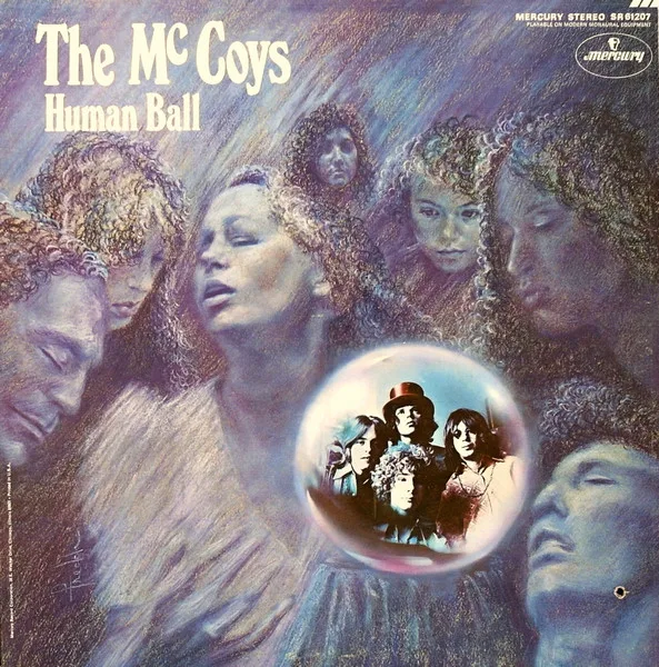 Official album cover art for the release Human Ball by The McCoys