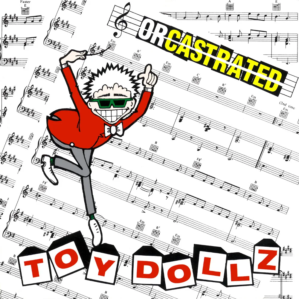 Official album cover art for the release Orcastrated by The Toy Dolls