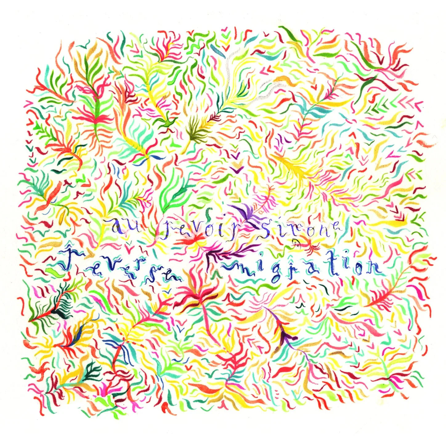 Official album cover art for the release Reverse Migration by Au Revoir Simone