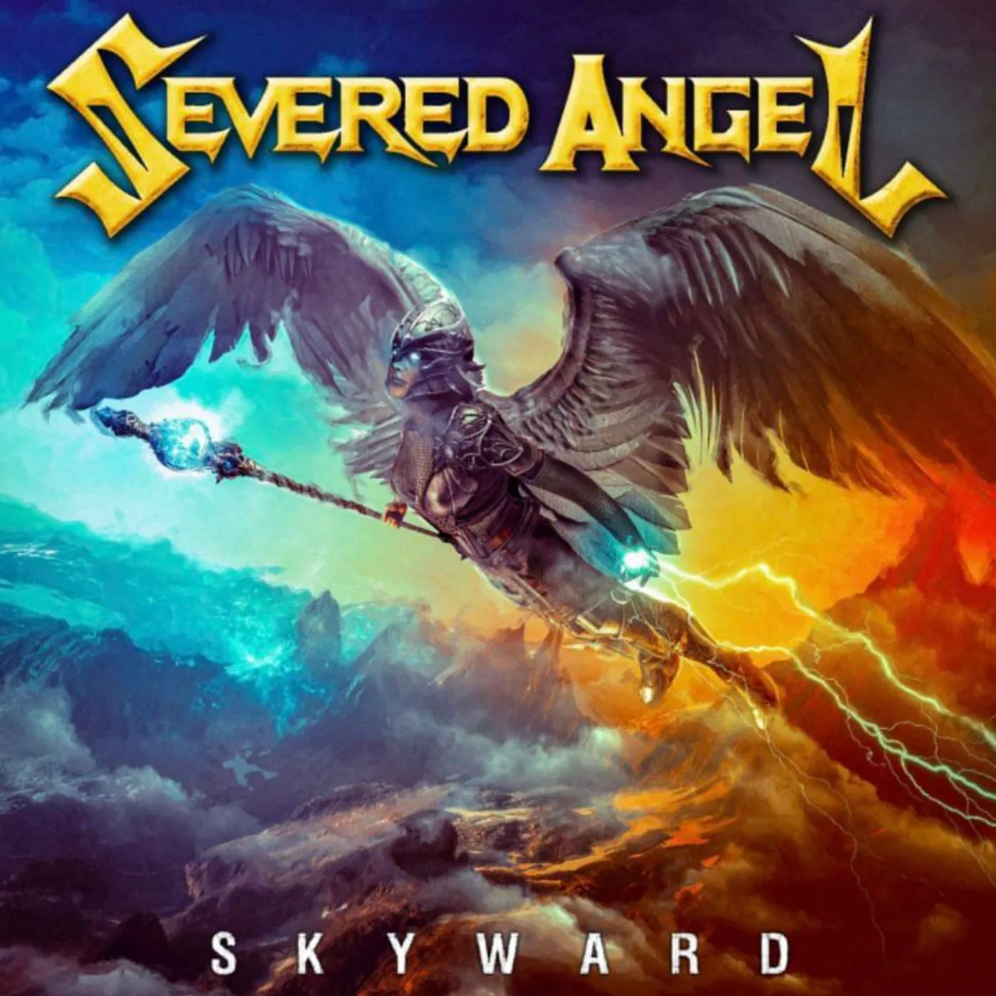 Official album cover art for the release Skyward by Severed Angel