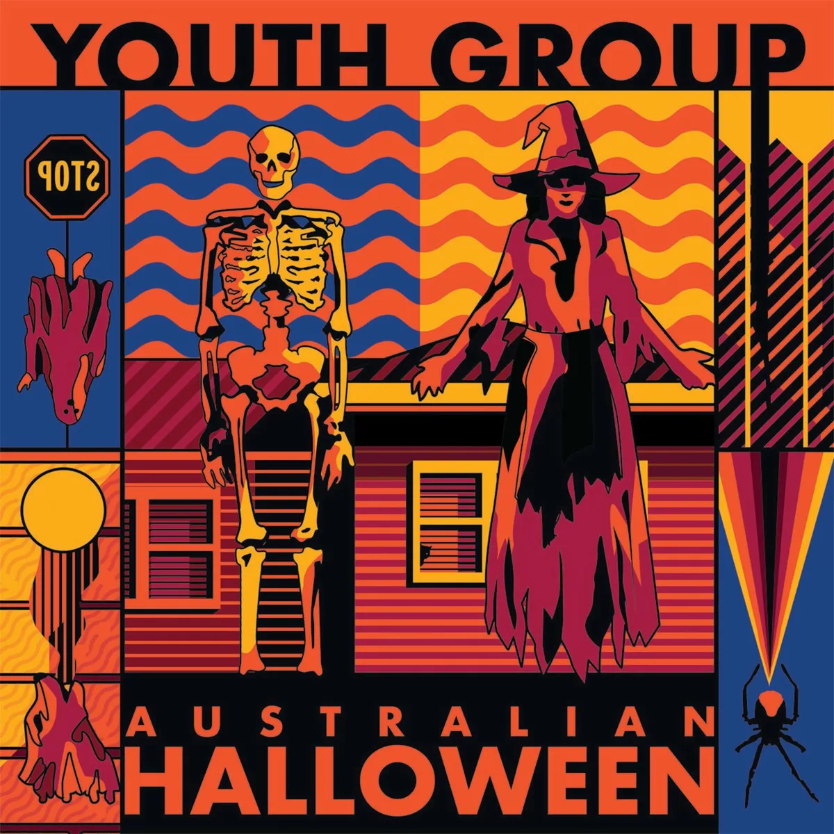Official album cover art for the release Australian Halloween by Youth Group