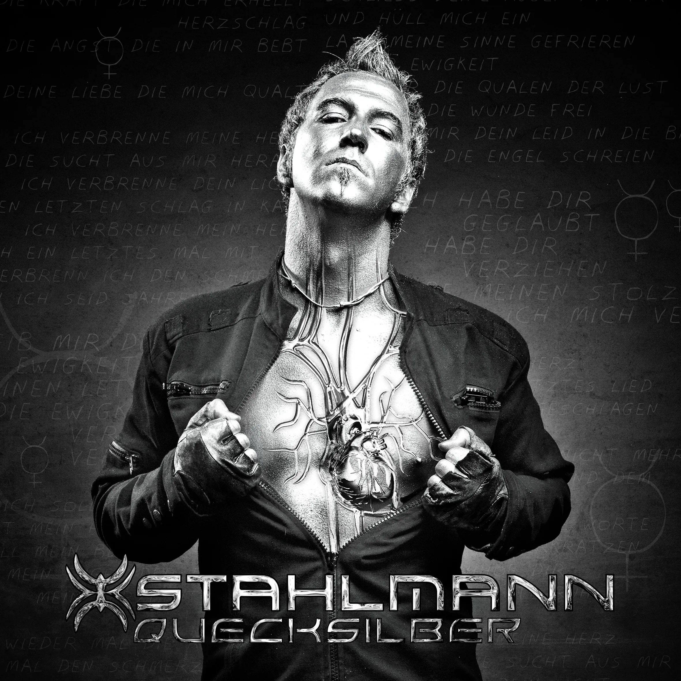 Official album cover art for the release Quecksilber by Stahlmann