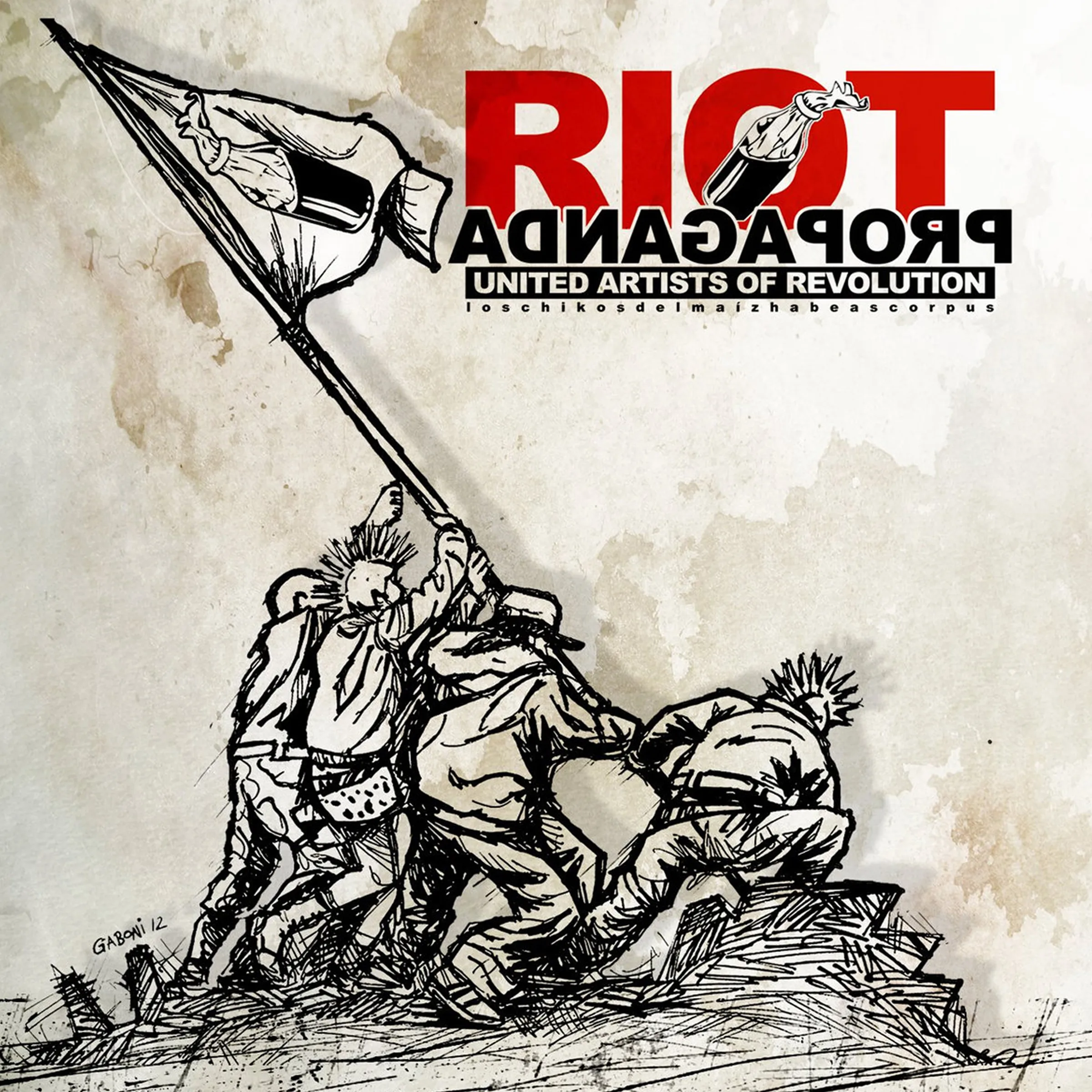 Official album cover art for the release Riot Propaganda by Riot Propaganda