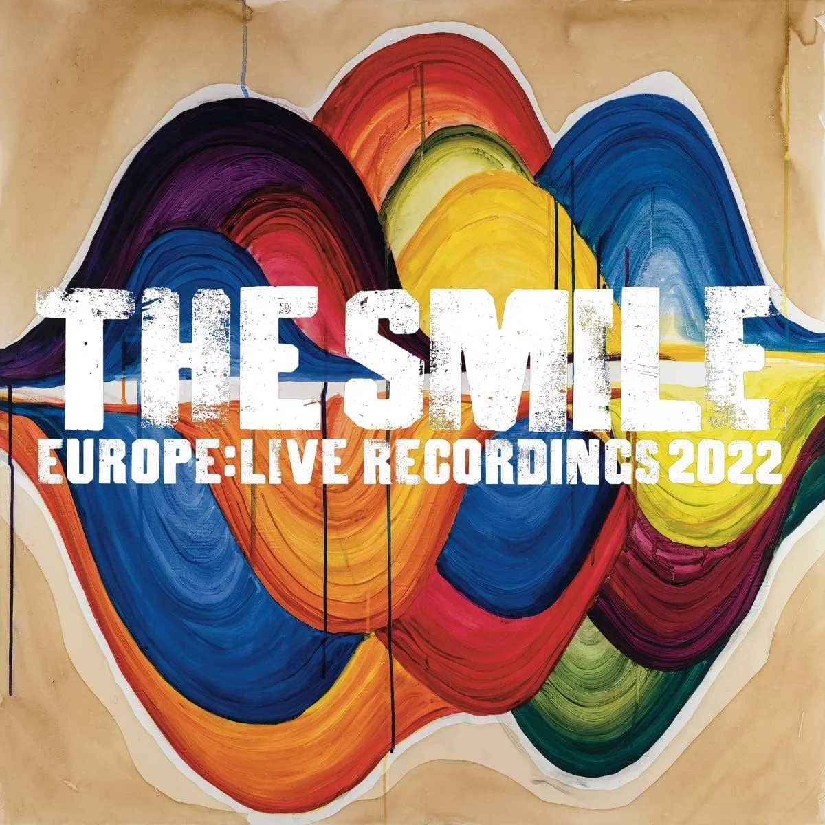 Official album cover art for the release Europe: Live Recordings 2022 by The Smile