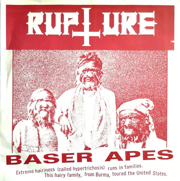Official album cover art for the release Baser Apes by Rupture