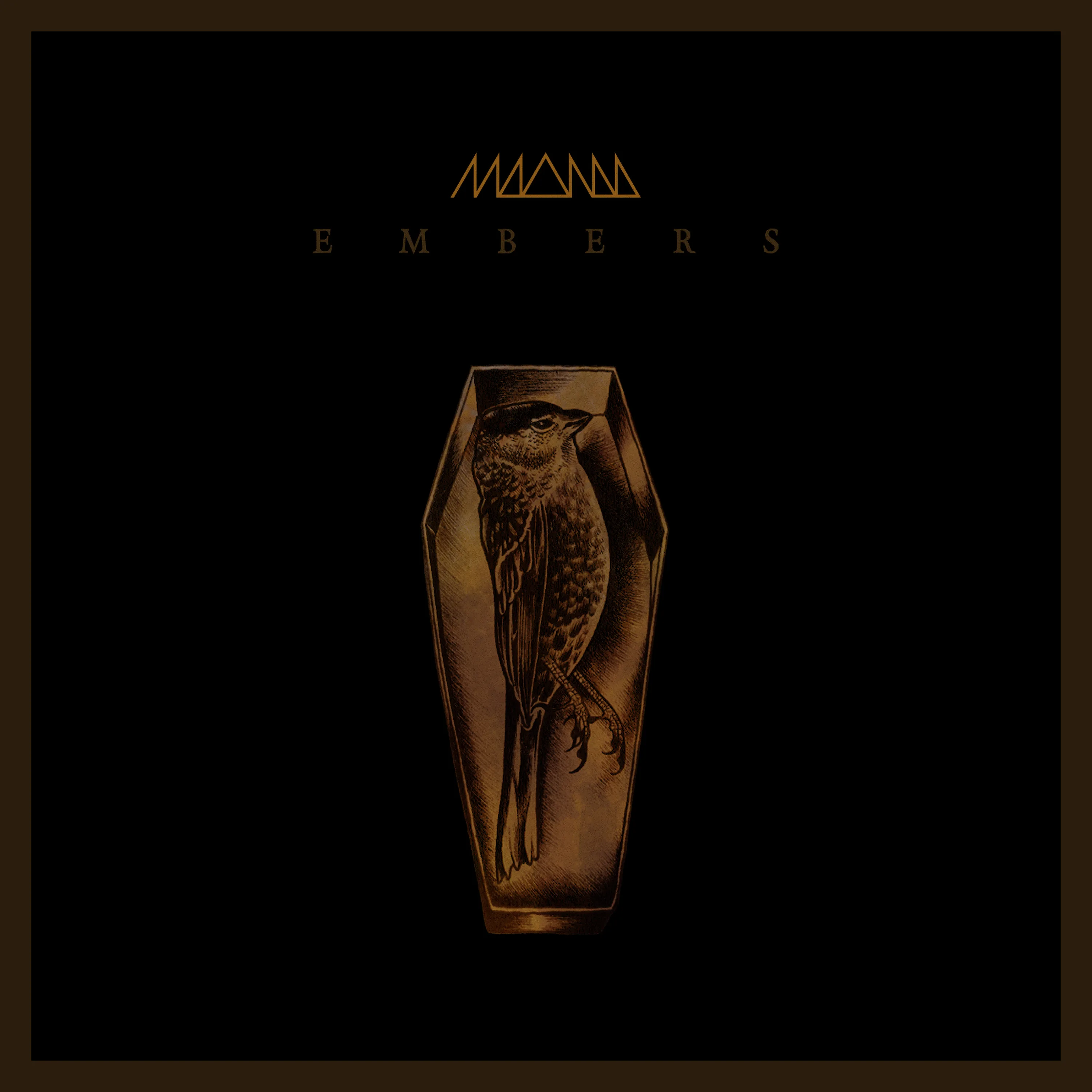 Official album cover art for the release Embers by Moanaa