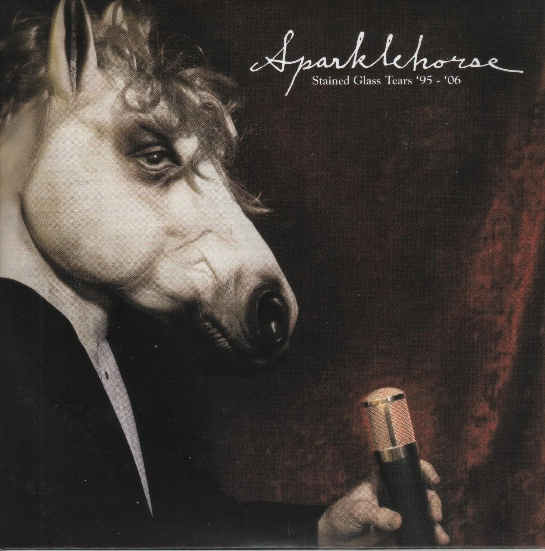 Official album cover art for the release Stained Glass Tears '95-'06 by Sparklehorse
