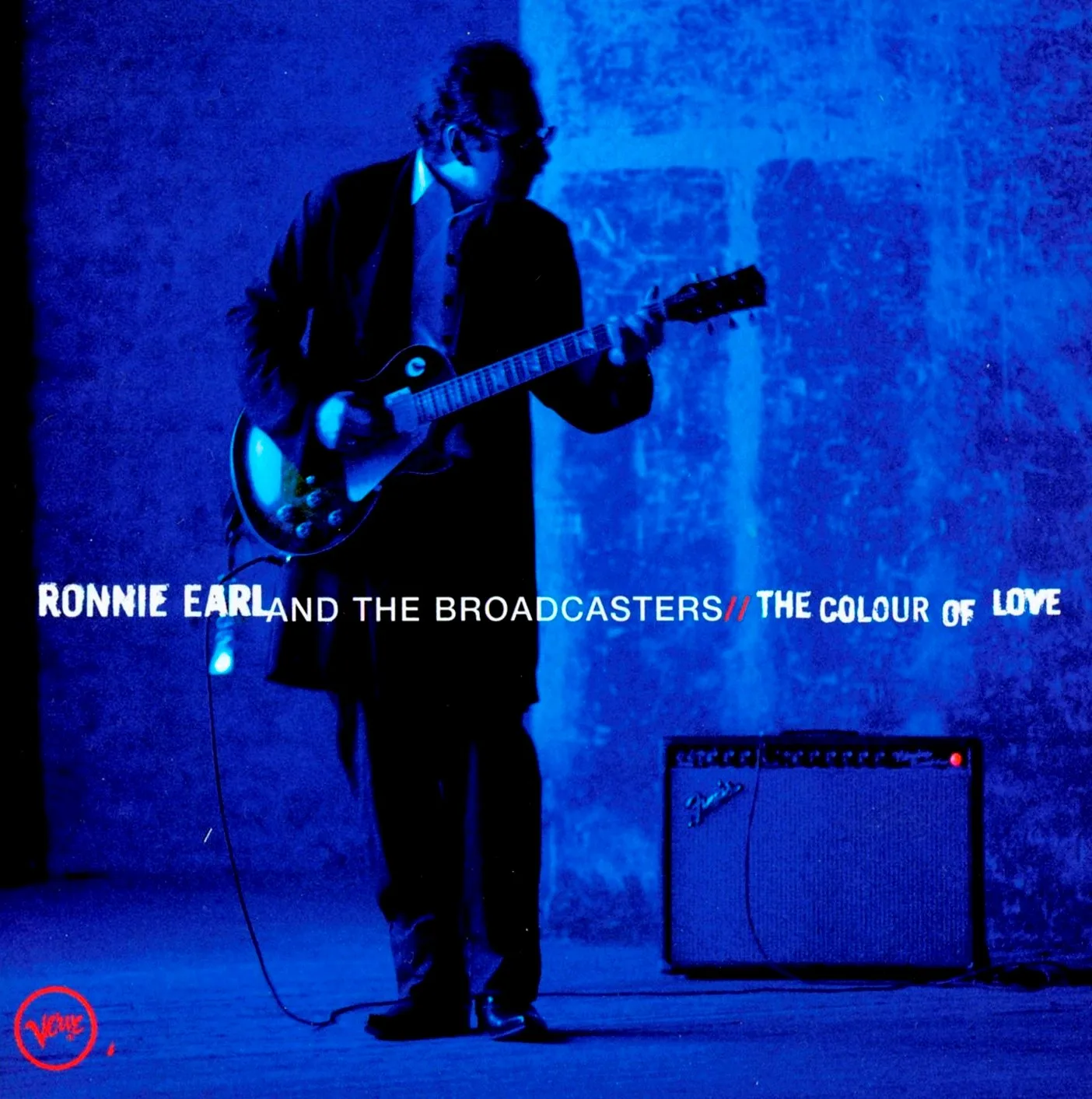 Official album cover art for the release The Colour of Love by Ronnie Earl and the Broadcasters