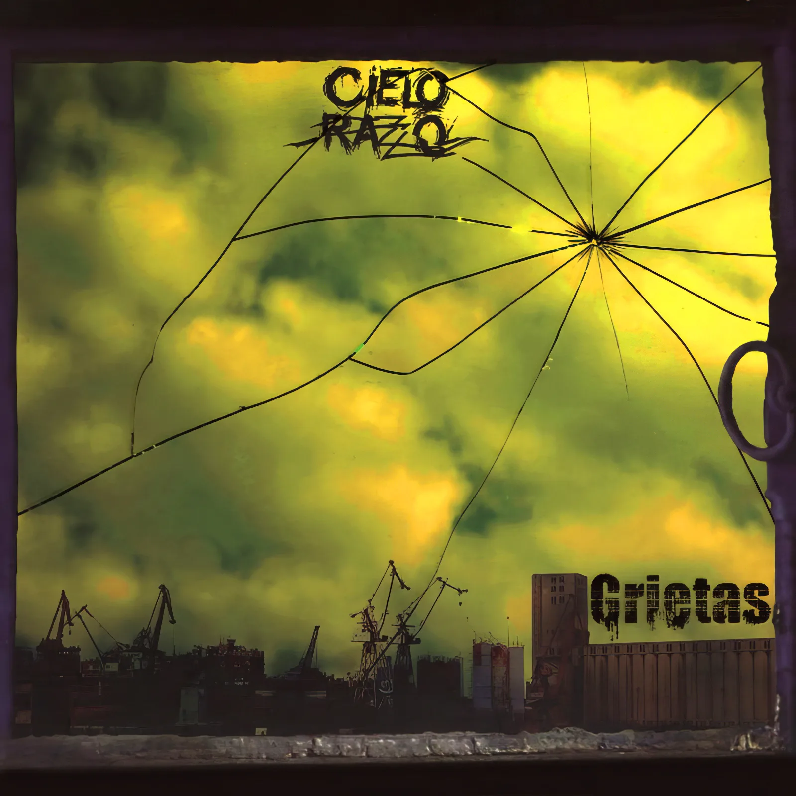 Official album cover art for the release Grietas by Cielo Razzo