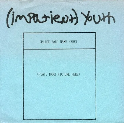 Official album cover art for the release (Impatient) Youth by (Impatient) Youth