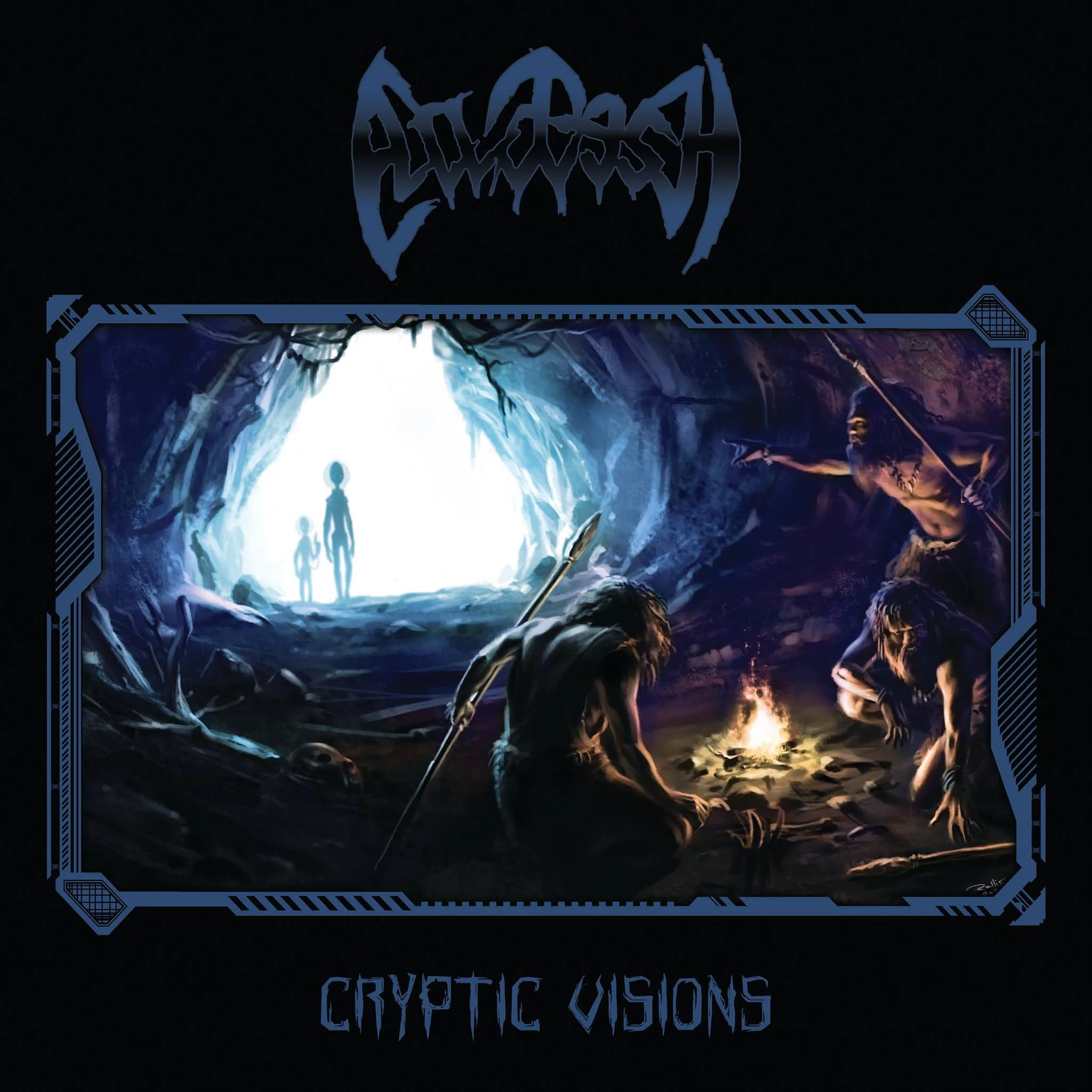 Official album cover art for the release Cryptic Visions by Allagash