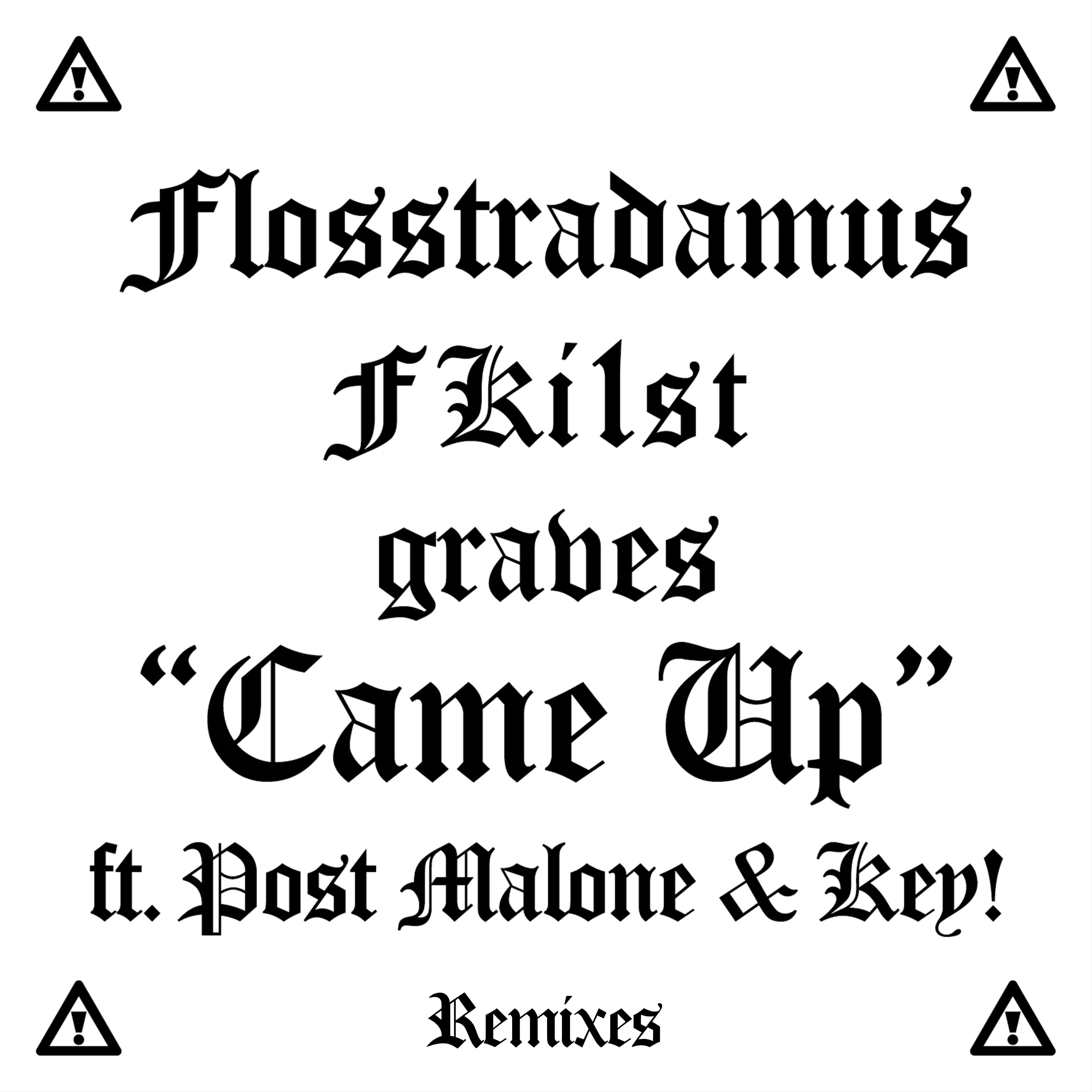 Official album cover art for the release Came Up (remixes) by Post Malone