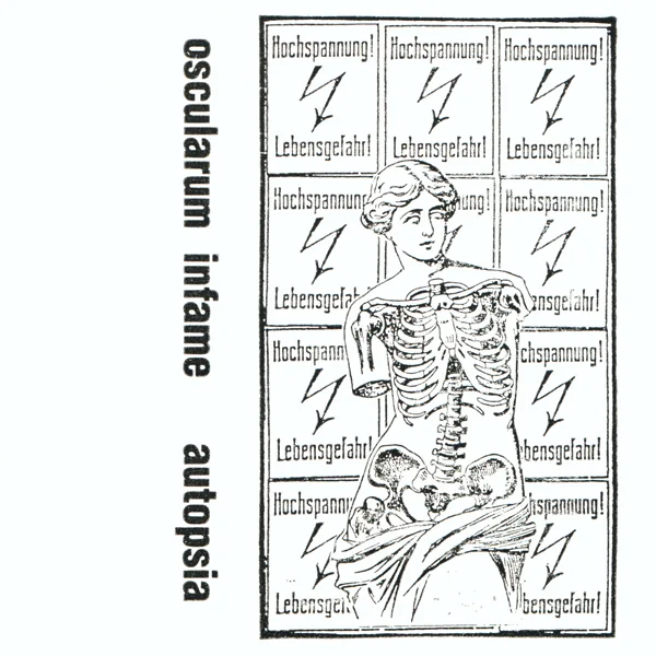 Official album cover art for the release Oscularum Infame by Autopsia