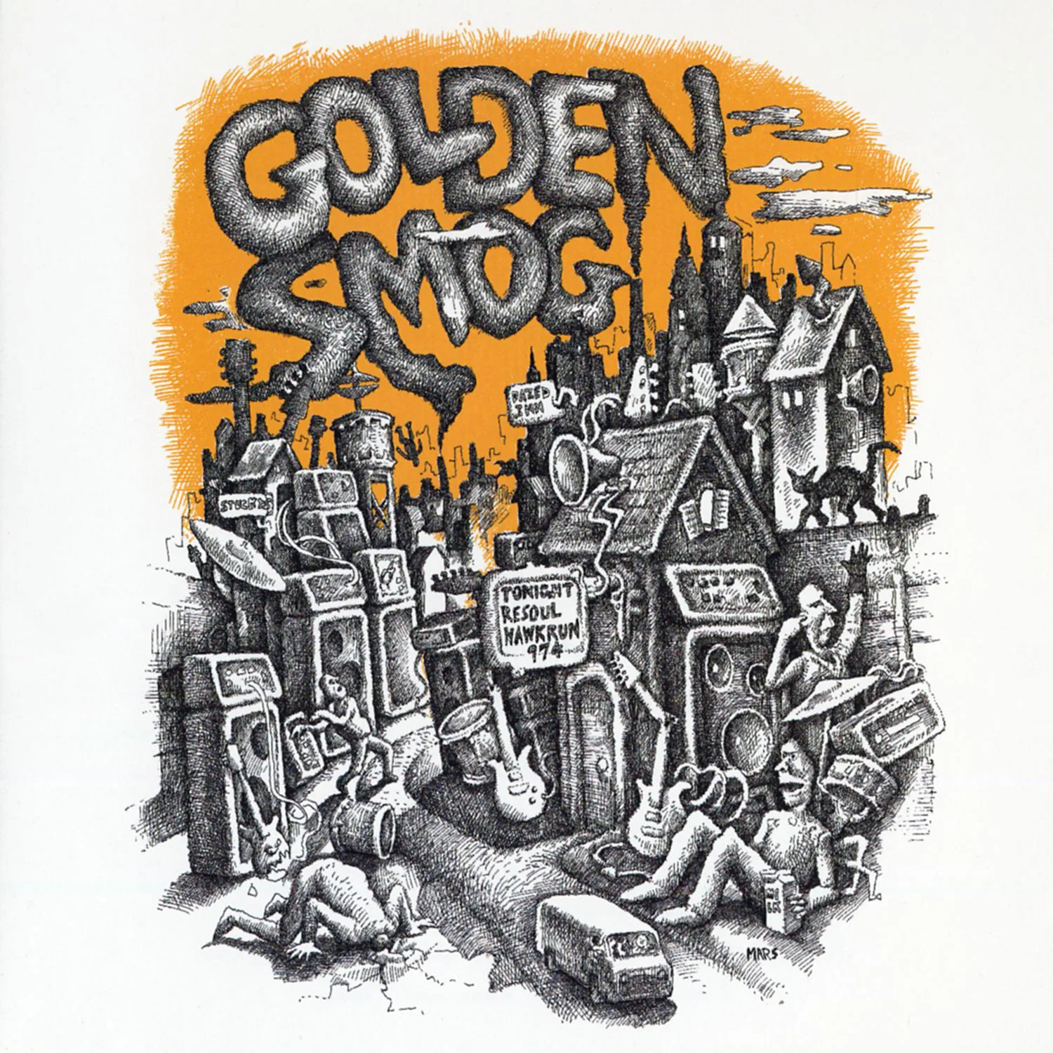 Official album cover art for the release On Golden Smog by Golden Smog