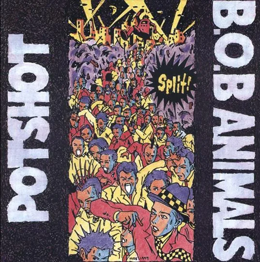 Official album cover art for the release Split by Potshot
