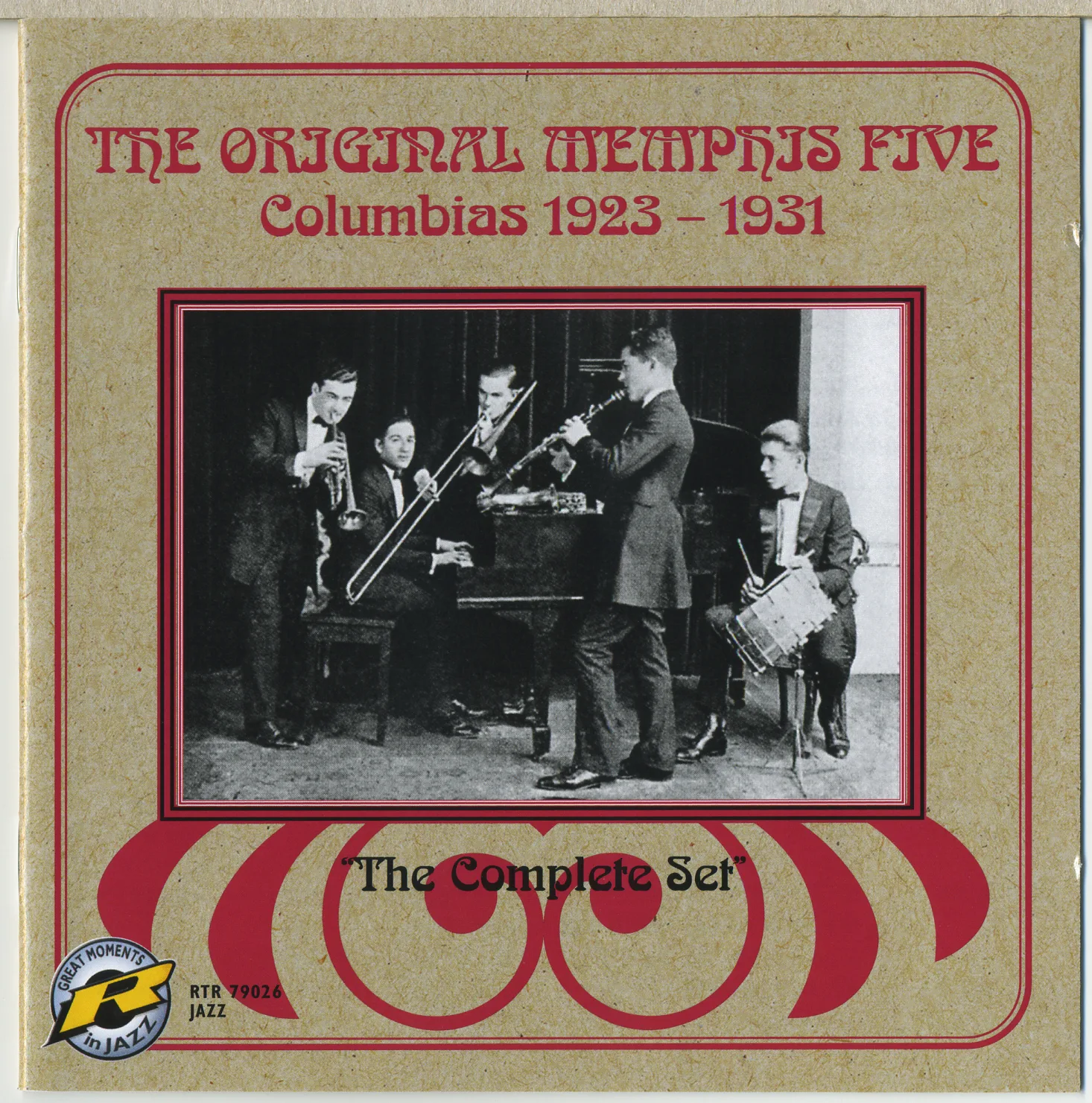 Official album cover art for the release Columbias 1923 - 1931 "The Complete Set" by Original Memphis Five