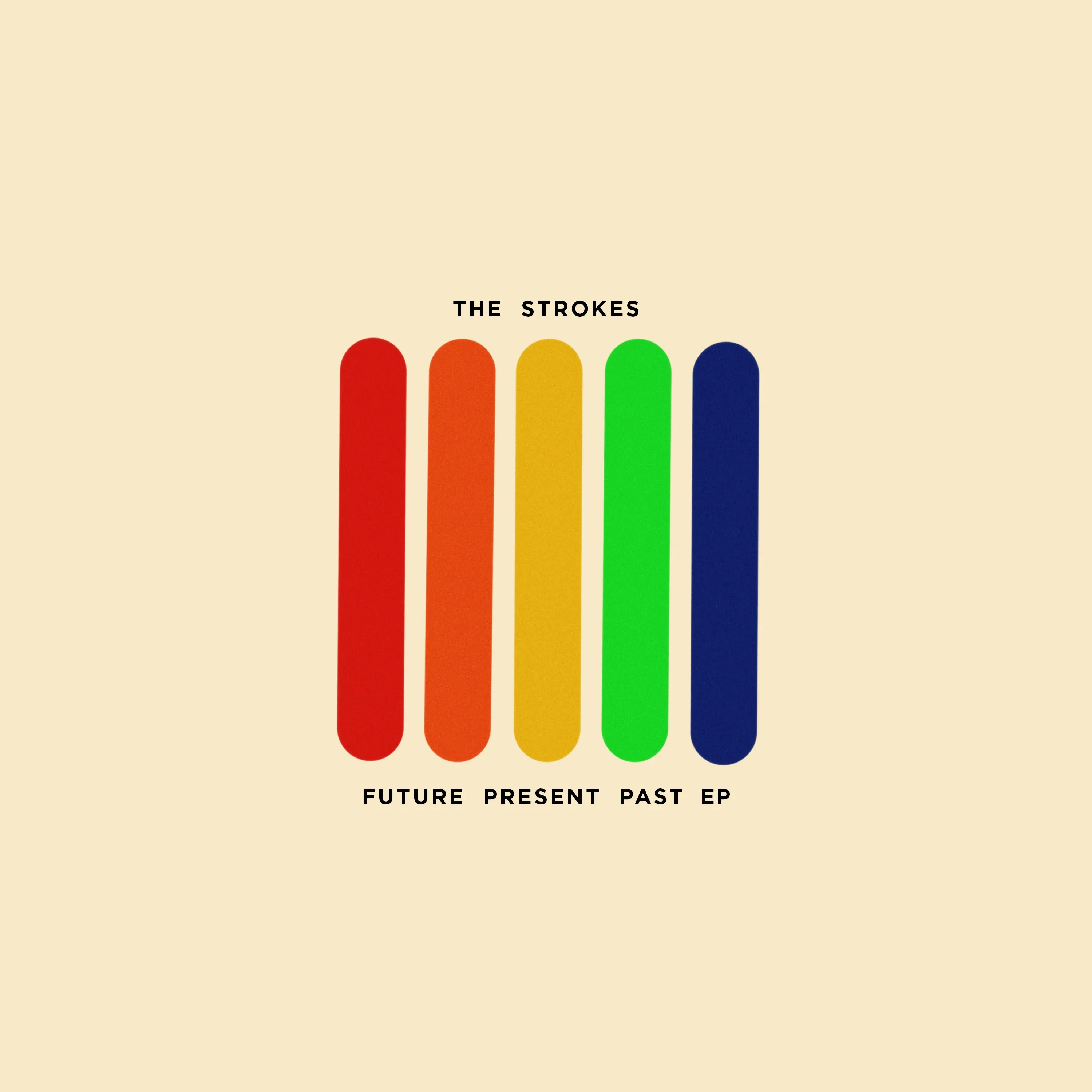 Official album cover art for the release Future Present Past by The Strokes