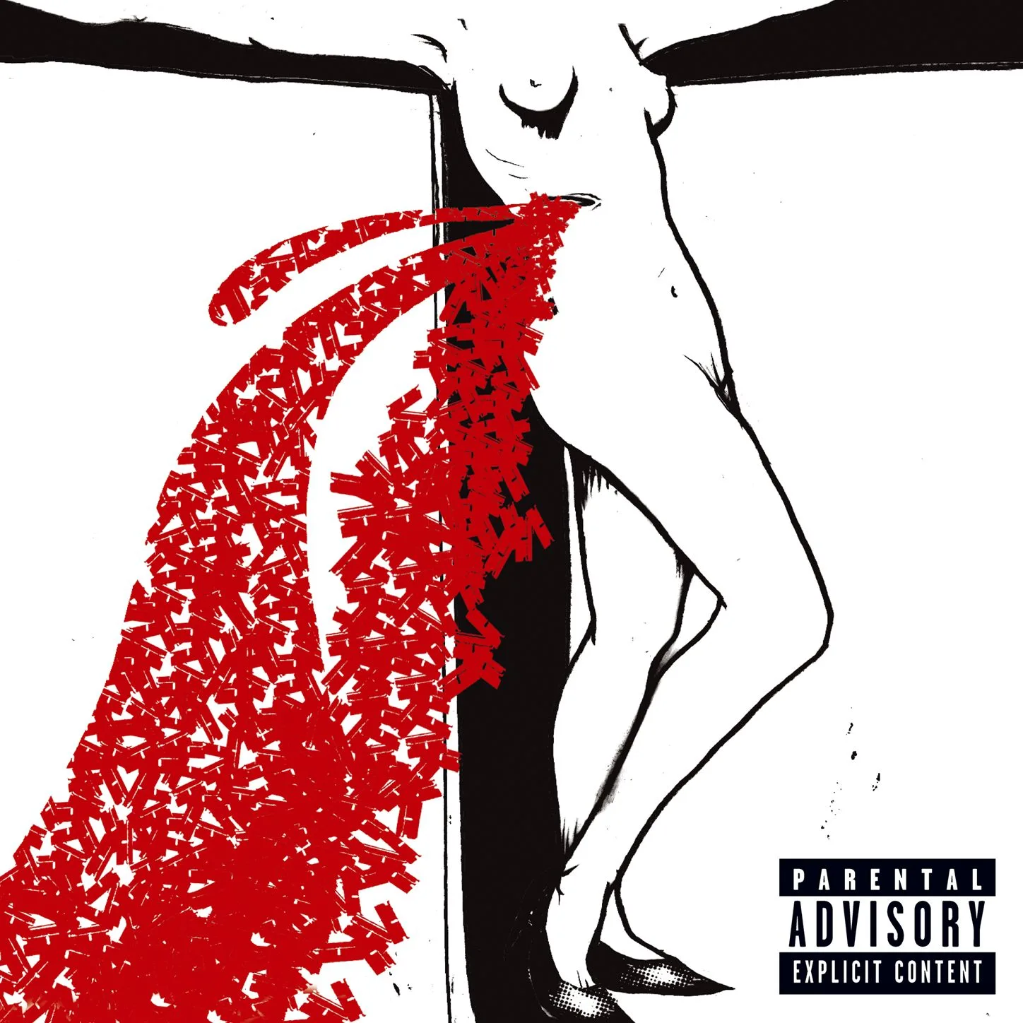 Official album cover art for the release Coral Fang by The Distillers