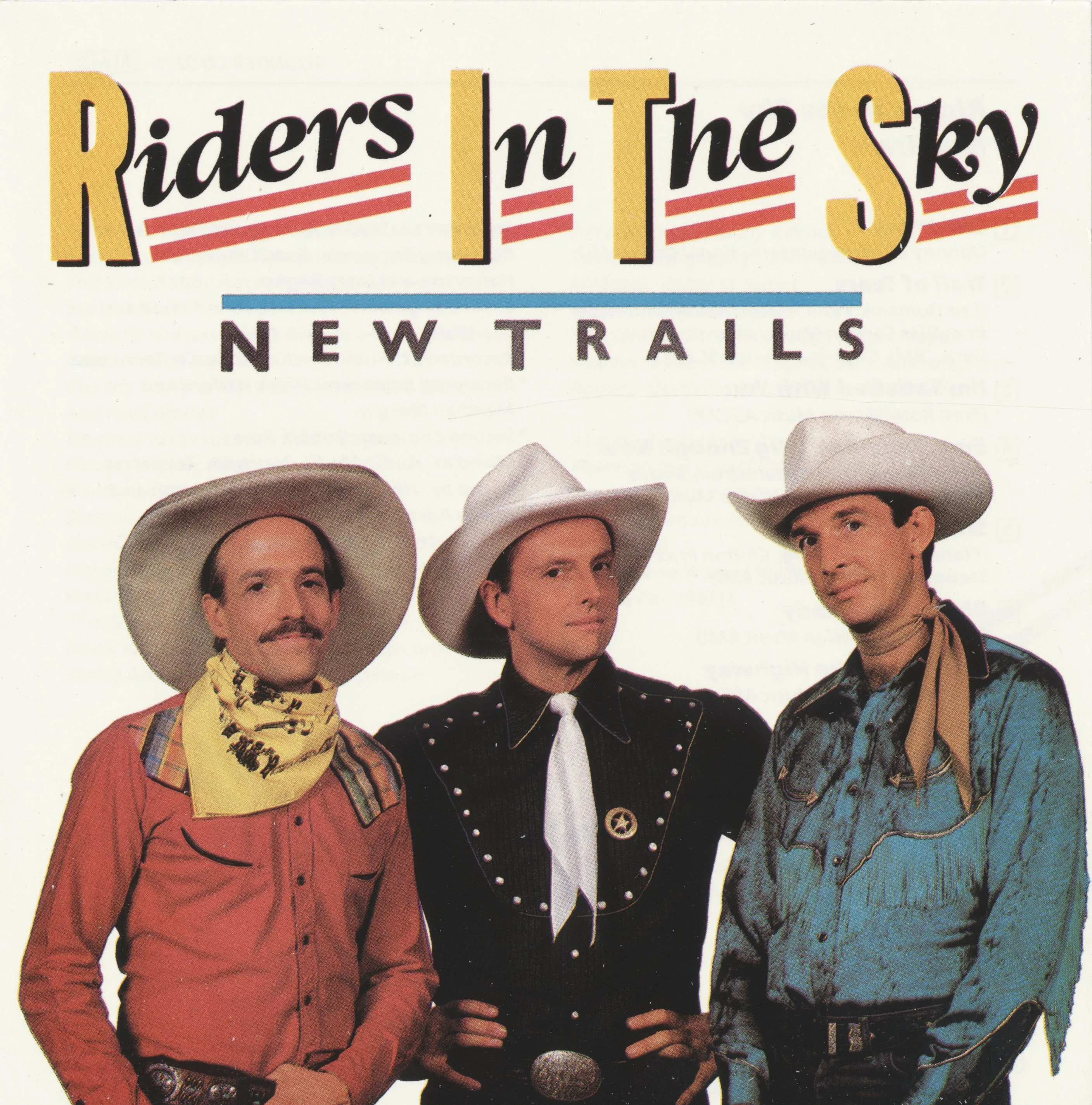 Official album cover art for the release New Trails by Riders in the Sky
