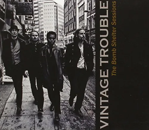 Official album cover art for the release The Bomb Shelter Sessions by Vintage Trouble