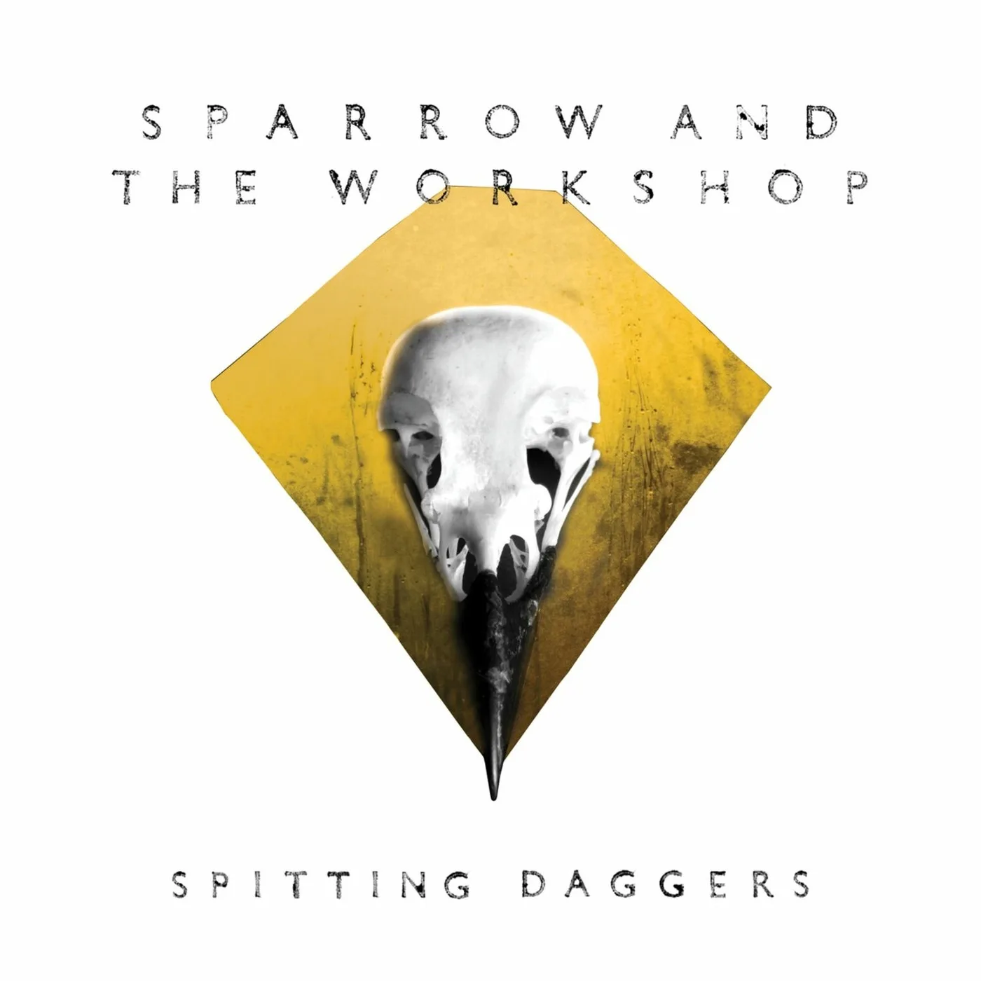Official album cover art for the release Spitting Daggers by Sparrow and the Workshop