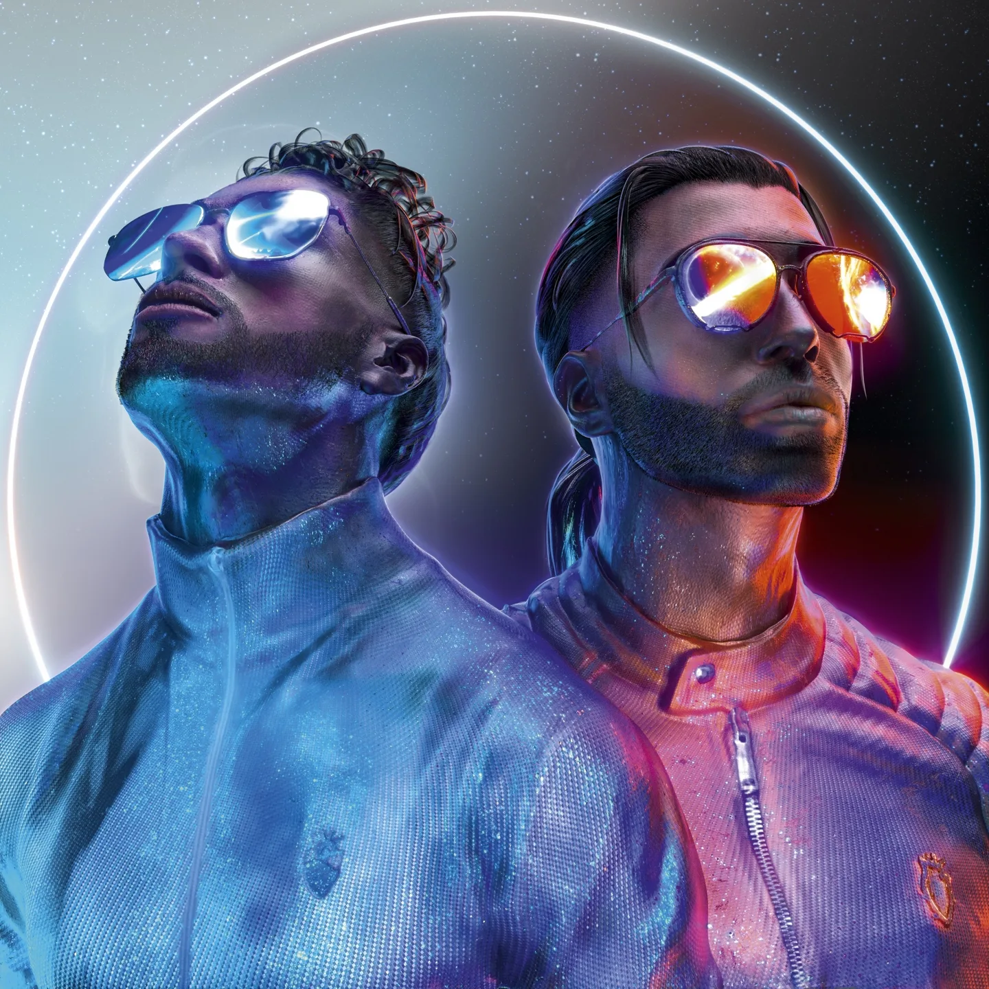 Official album cover art for the release Deux frères by PNL