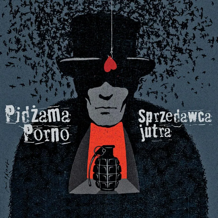 Official album cover art for the release Sprzedawca jutra by Pidżama Porno