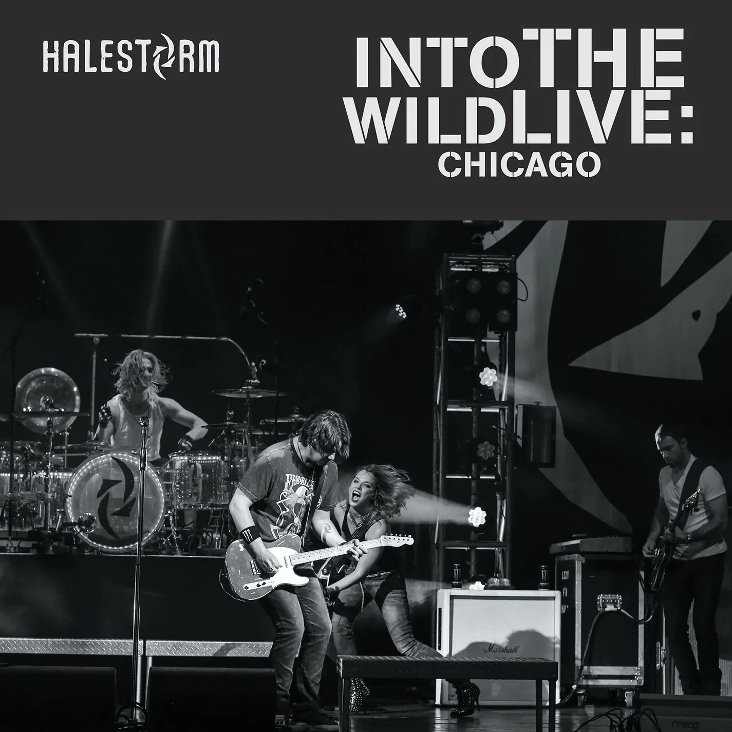 Official album cover artwork for Into the Wild Live: Chicago by Halestorm