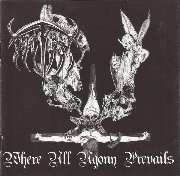 Official album cover art for the release Where All Agony Prevails by Noctuary