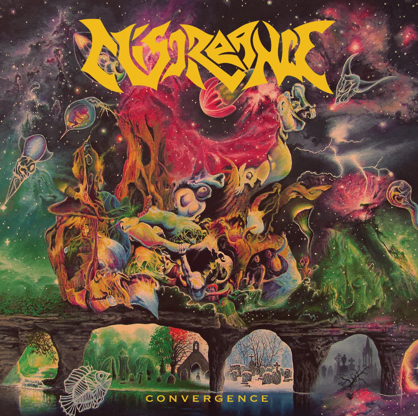 Official album cover art for the release Convergence by Miscreance