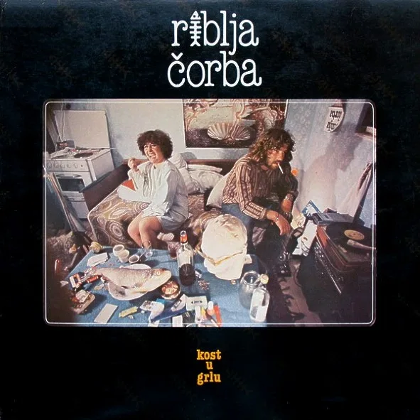 Official album cover art for the release Kost u grlu by Riblja Čorba