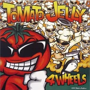 Official album cover art for the release 4 Wheels by Tomato Jelly