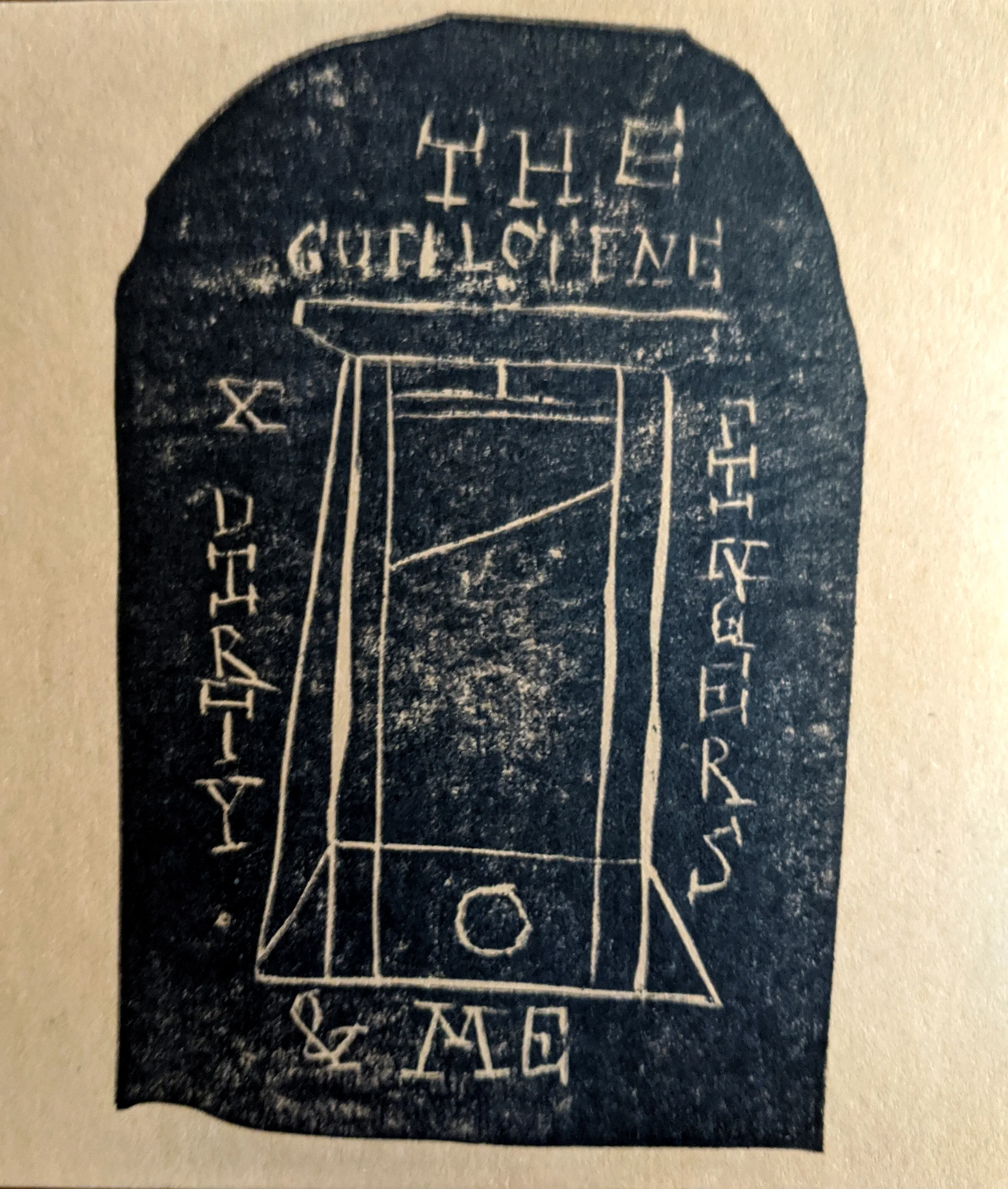 Official album cover art for the release The Guillotine & Me by X Dirty Fingers