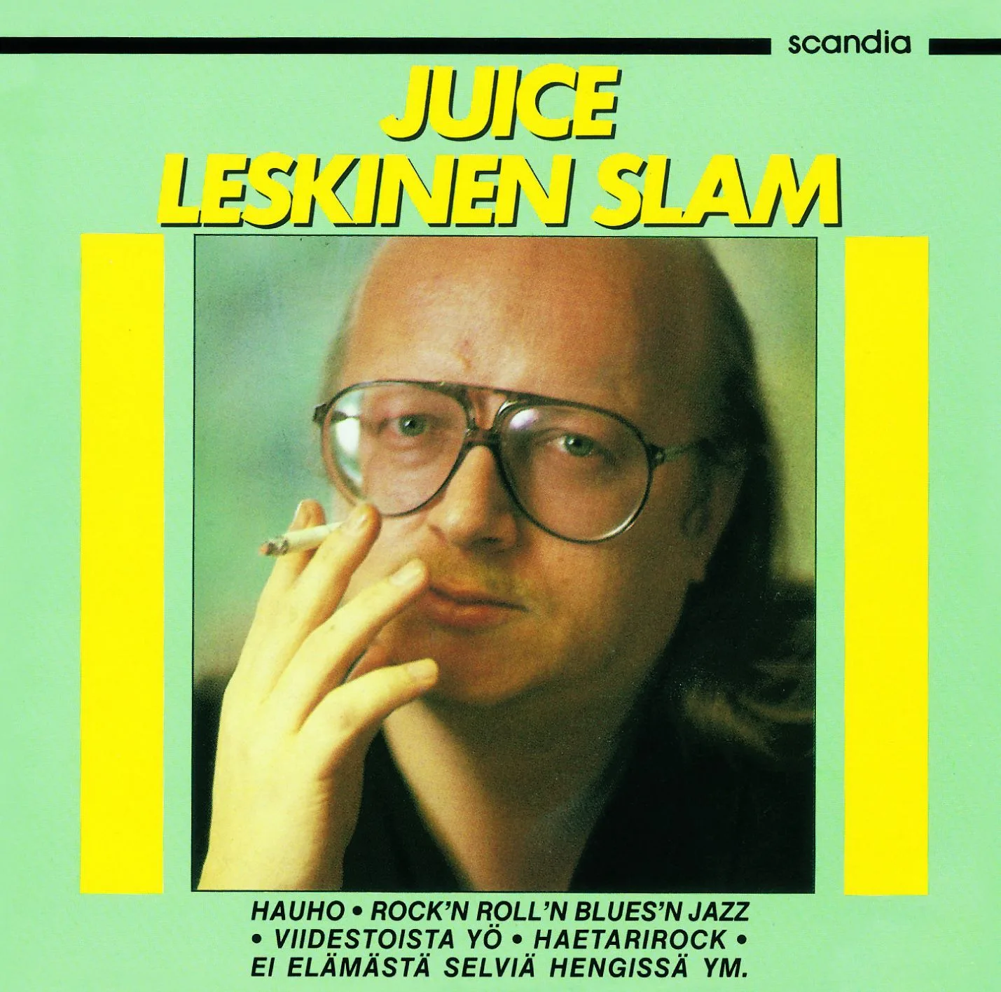 Official album cover art for the release Juice Leskinen Slam by Juice Leskinen Slam