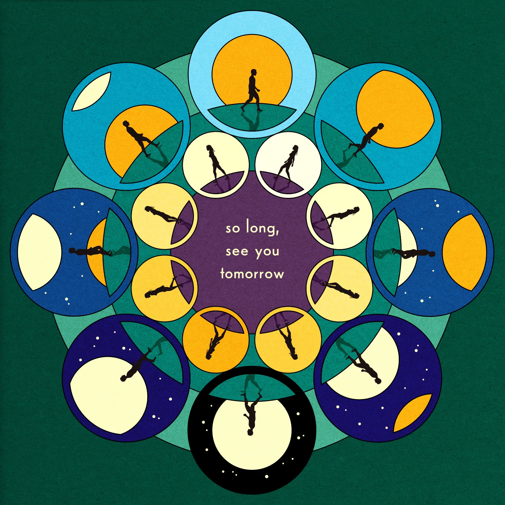 Luna song track artwork featured on the album So Long, See You Tomorrow by Bombay Bicycle Club