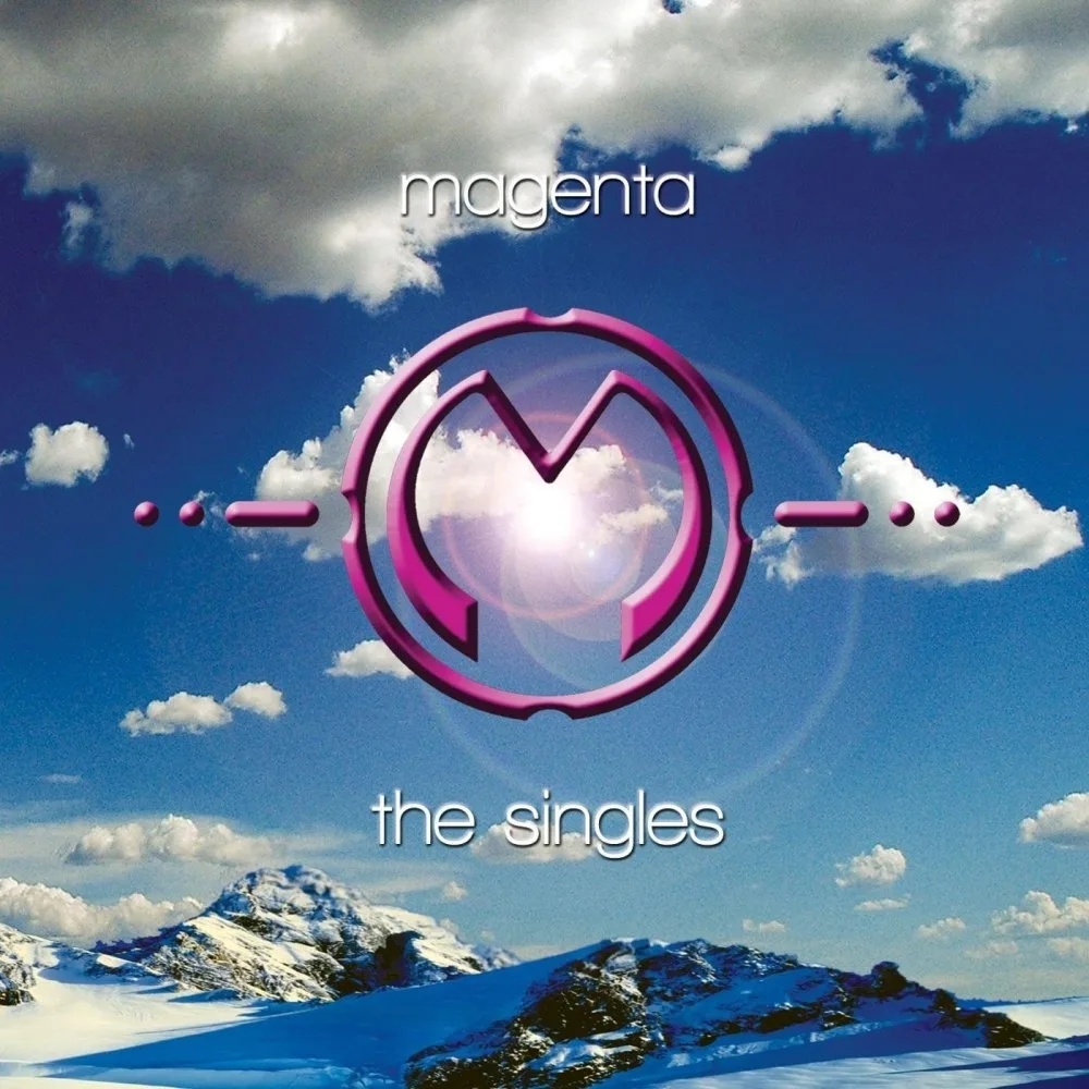 Official album cover art for the release The Singles by Magenta