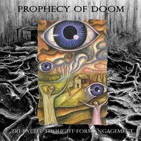 Official album cover art for the release Tri-Battle Thought-Form Engagement by Prophecy of Doom