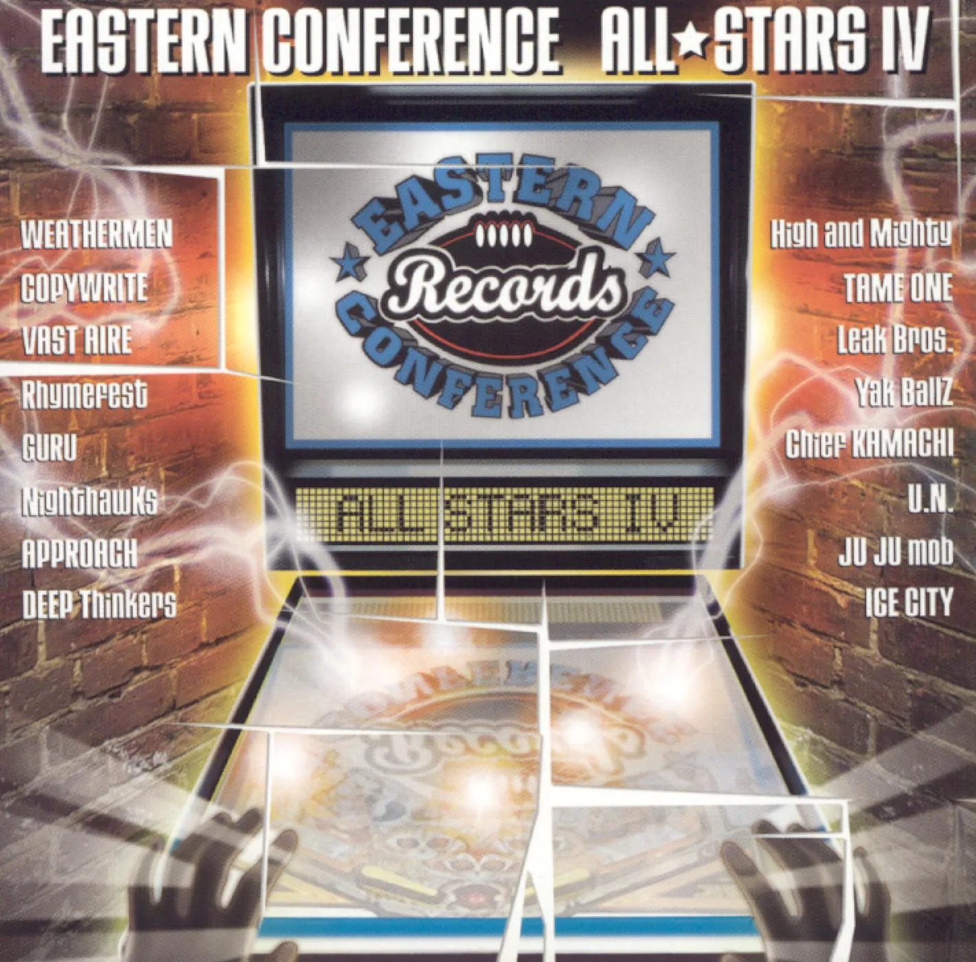 Official album cover art for the release Eastern Conference All Stars IV by The High & Mighty