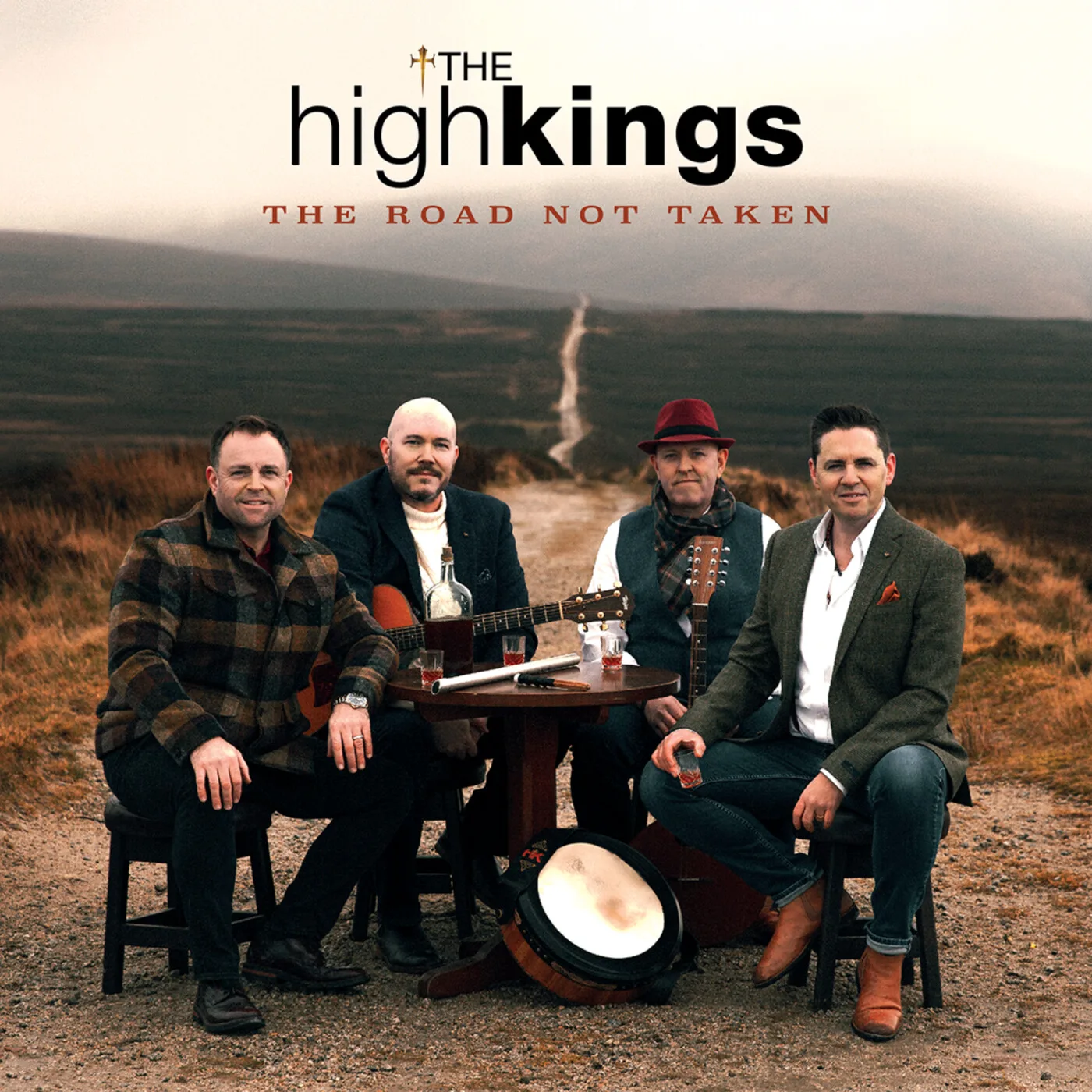 Official album cover art for the release The Road Not Taken by The High Kings