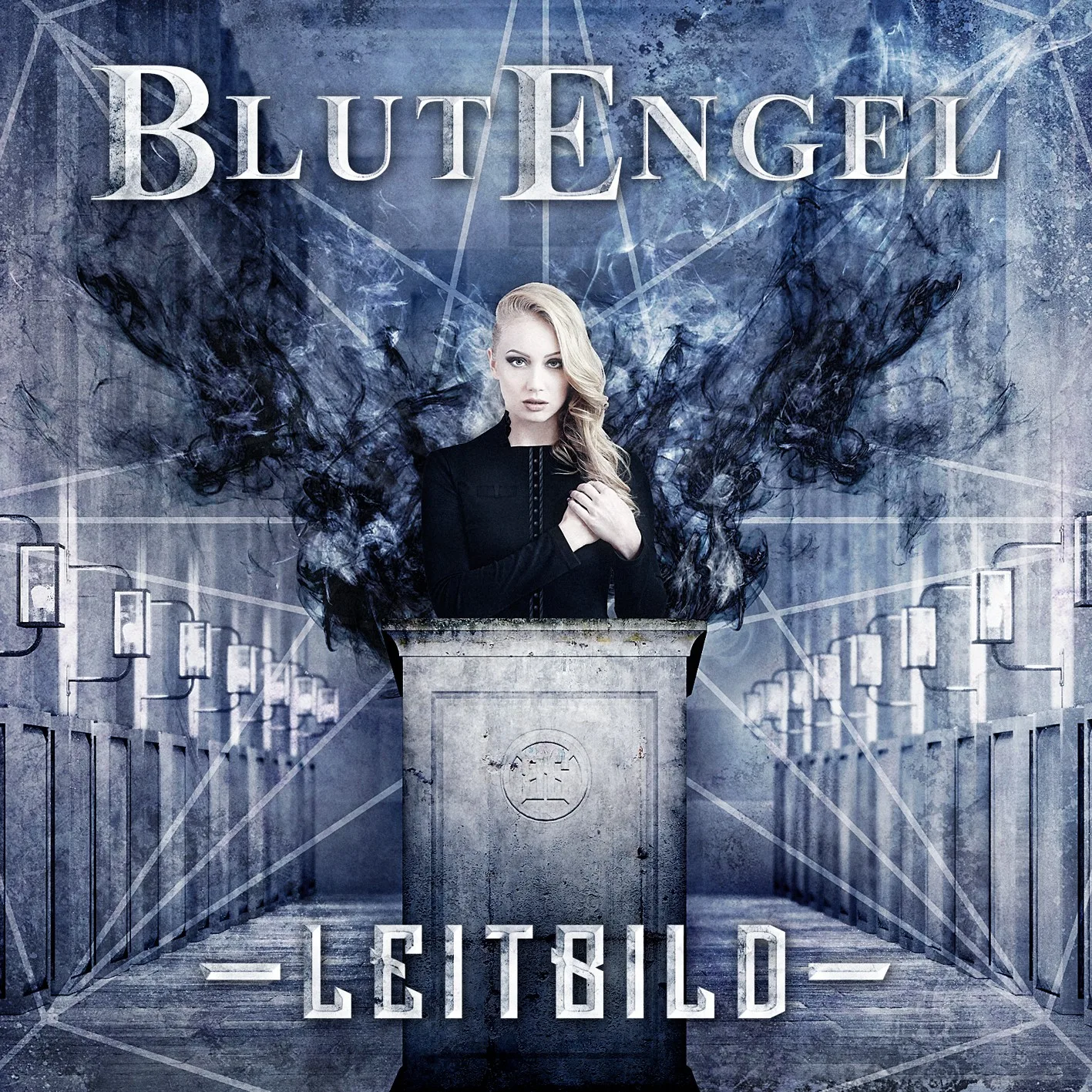 Official album cover artwork for Leitbild by Blutengel