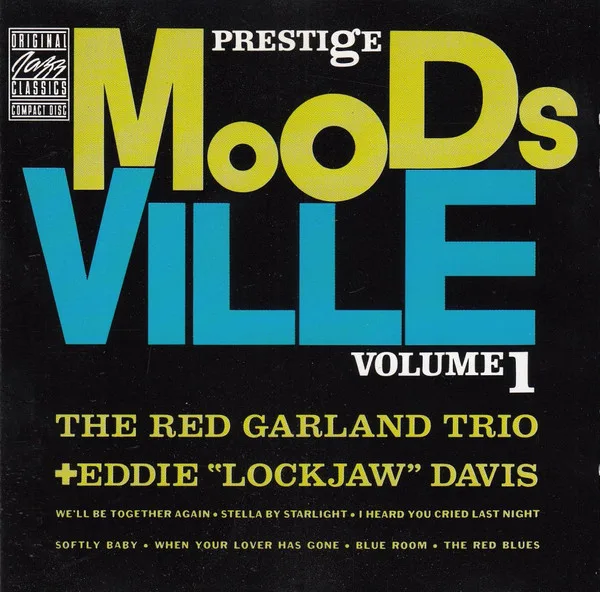 Official album cover art for the release Moodsville Volume 1 by Red Garland Trio